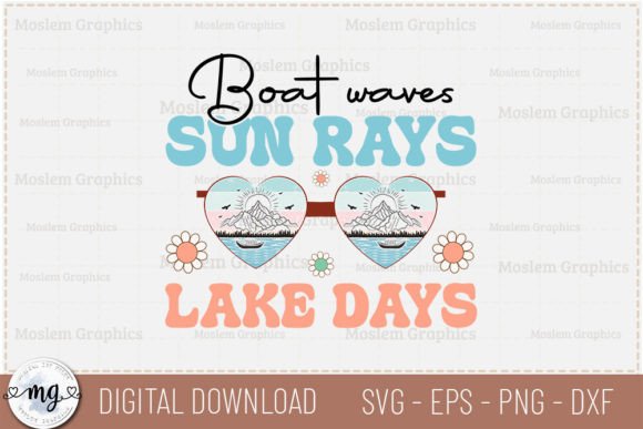 Bringing Sun Rays Boat Waves Lake Days to Local Crafts and Graphics