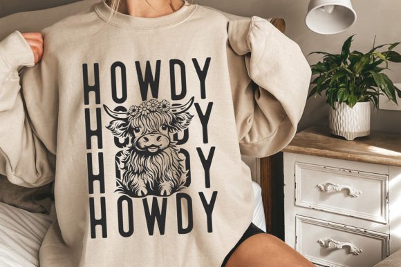 Howdy Cow SVG: A Rustic Graphic for Crafts & Digital Sellers