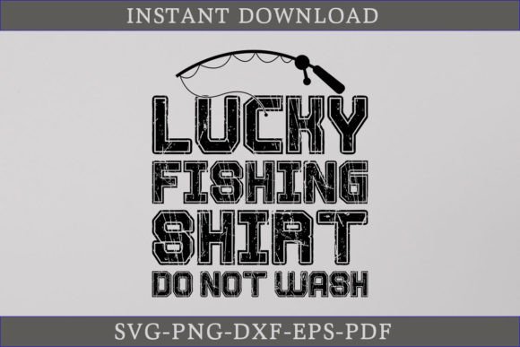 Lucky Fishing Shirt SVG: A Creative Craft Graphic