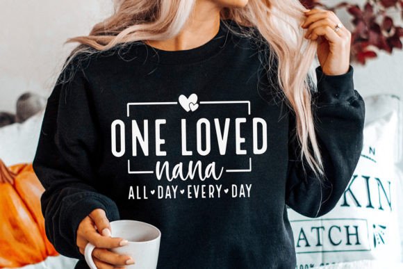 One Loved Nana SVG: A Perfect Fit for Crafts and Graphics