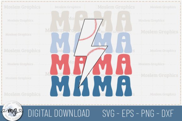Review: Mama - Retro Baseball SVG for Embroidery