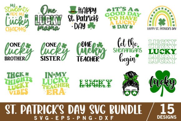 St Patrick's Day SVG Bundle: Perfect for Crafts and Graphics